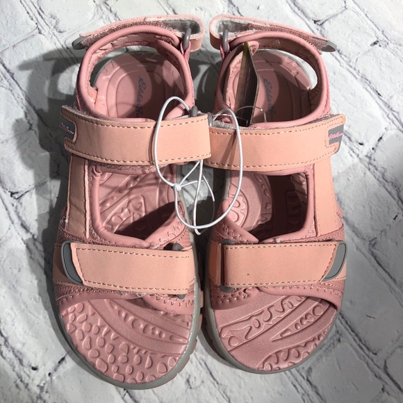 NIB! KIDS Eddie Bauer Gracey Sandal Pink & Gray - Picture 3 of 11